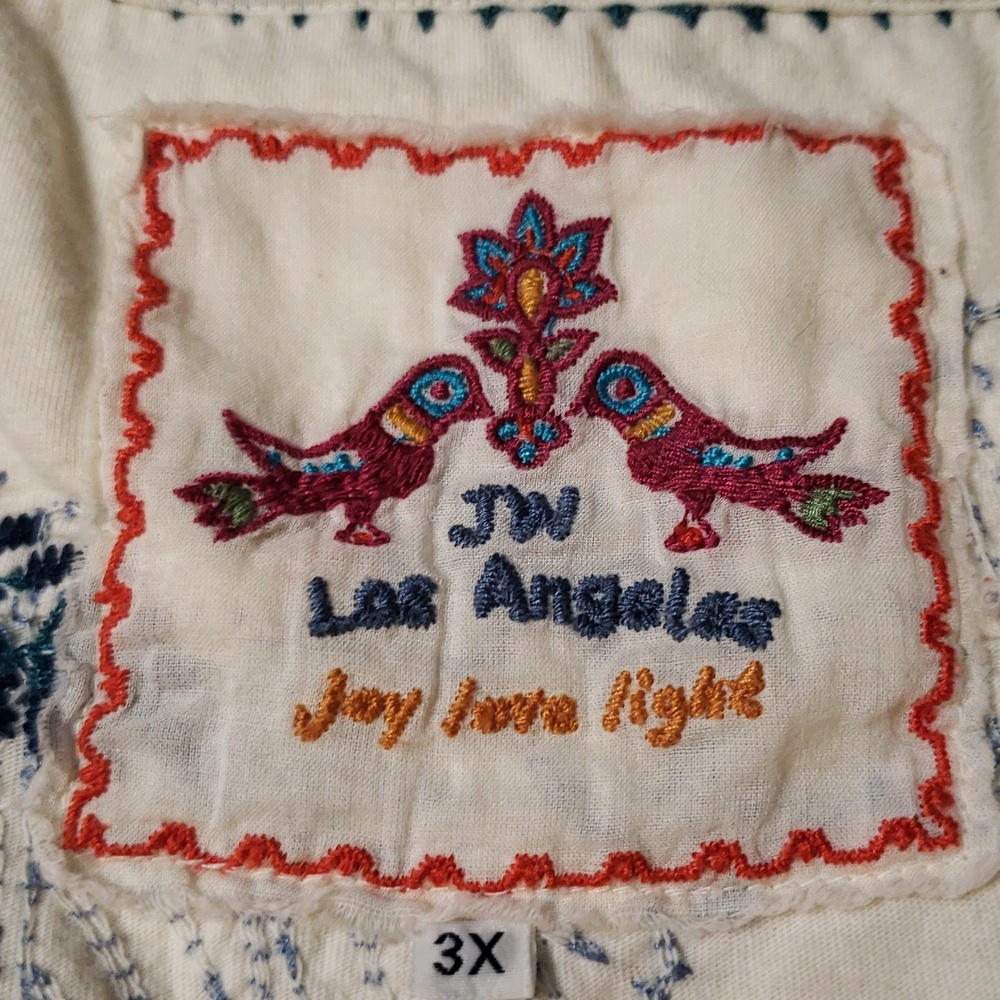Johnny Was 3X Longsleeved T - Picture 6 of 10
